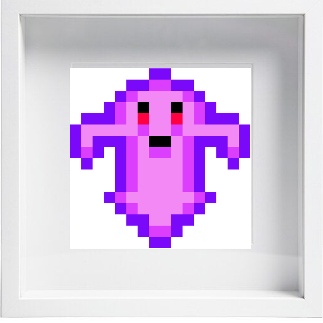 CADRE LED PIXEL-ART: PIMKY