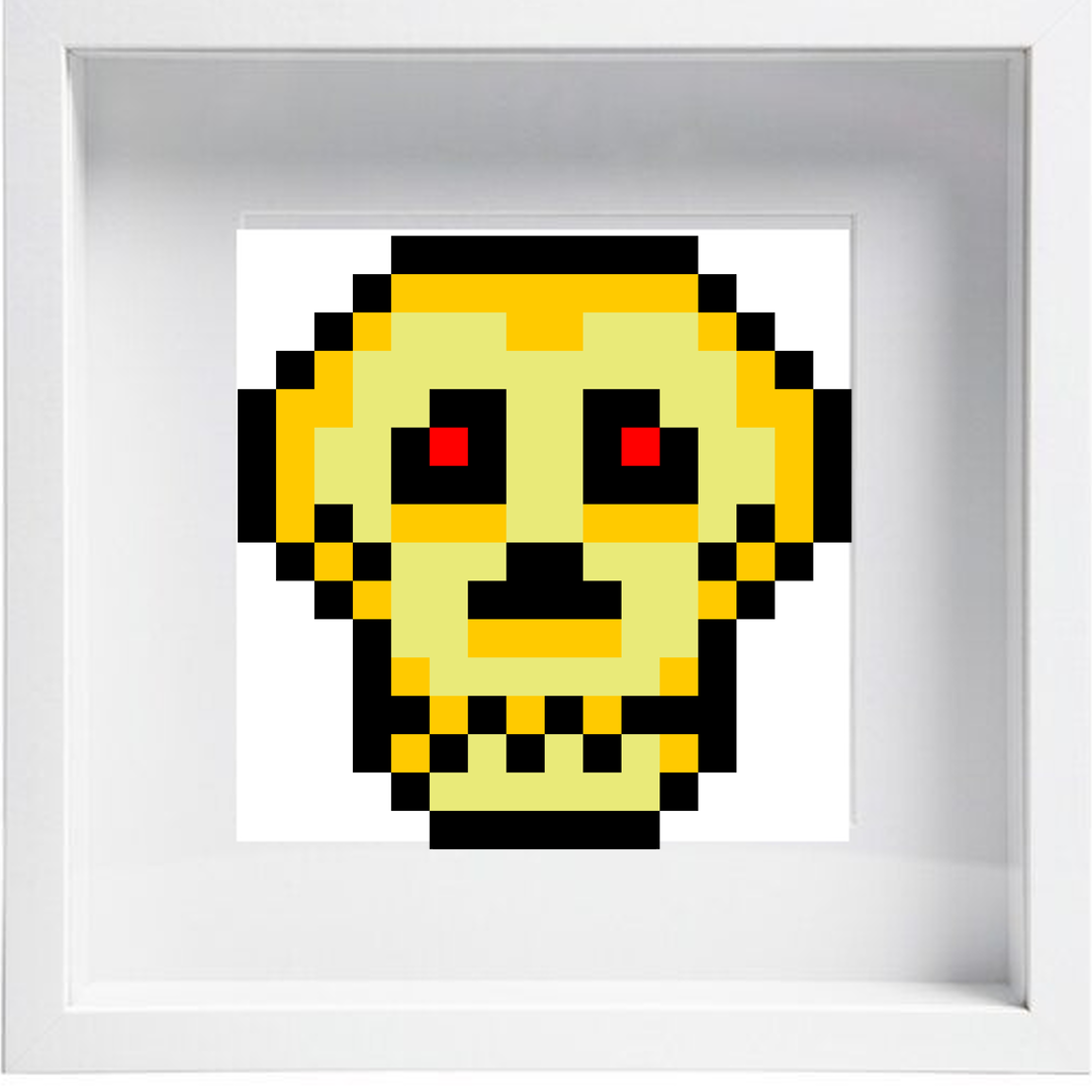 CADRE LED PIXEL-ART: PIRATE