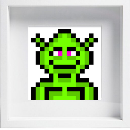 CADRE LED PIXEL-ART: COPAIN-VERT