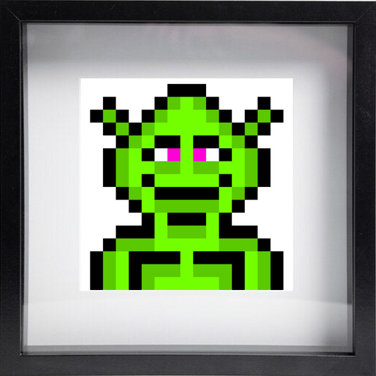 CADRE LED PIXEL-ART: COPAIN-VERT