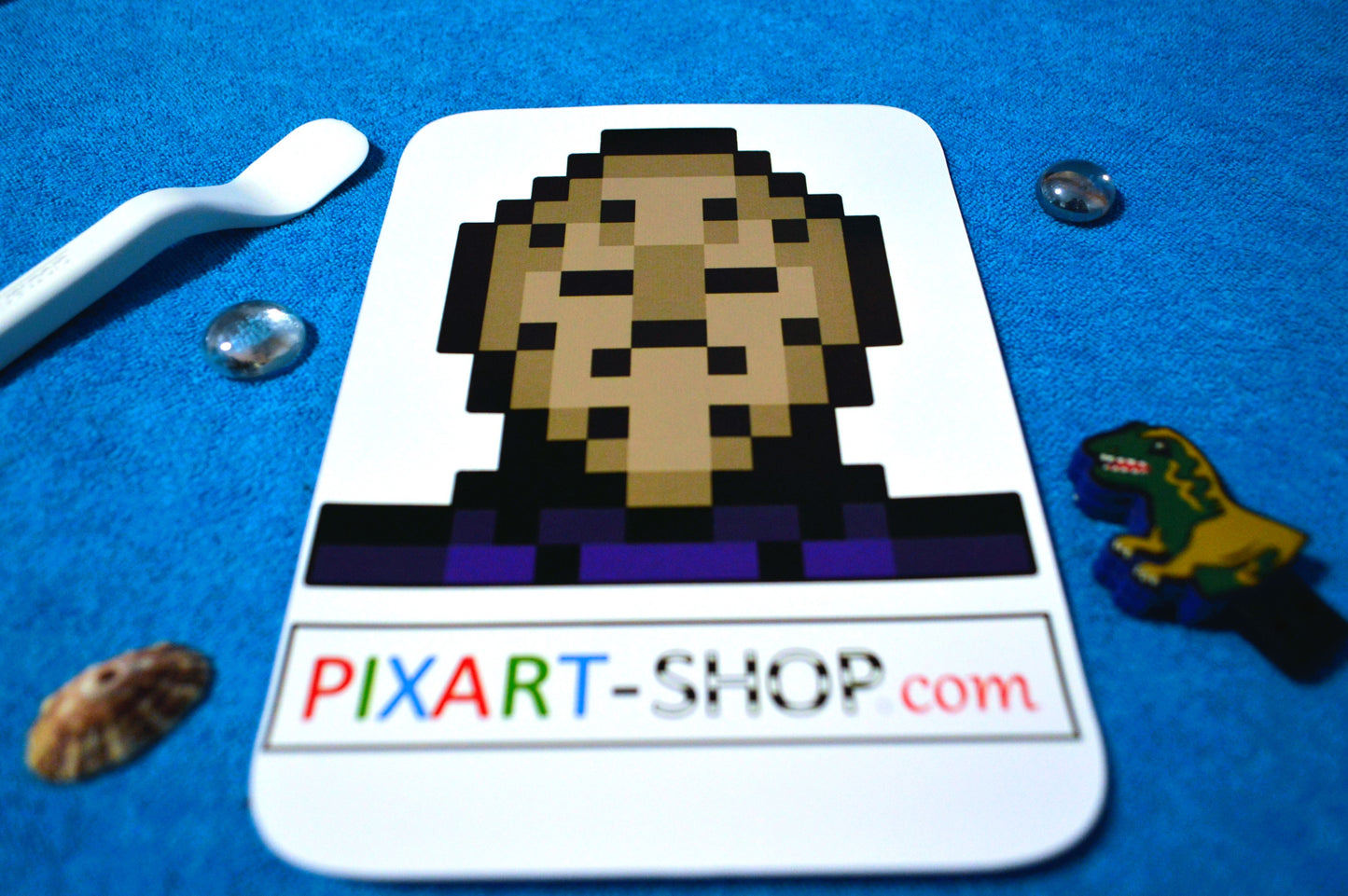 Sticker Pixel Art: "MASON"- Grande Taille