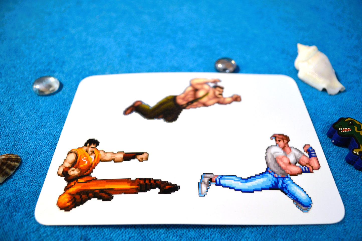 Stickers Pixel Art :"Final Fight"- Small (8x6cm)