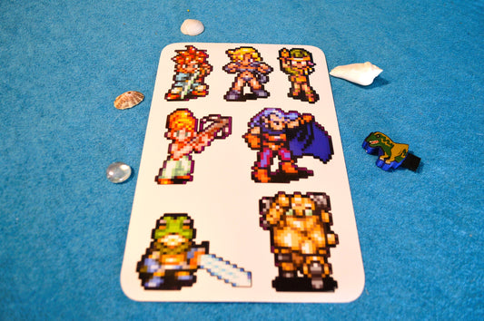 Pixel Art Stickers: "Chrono Trigger:Heroes" - Mini/Large
