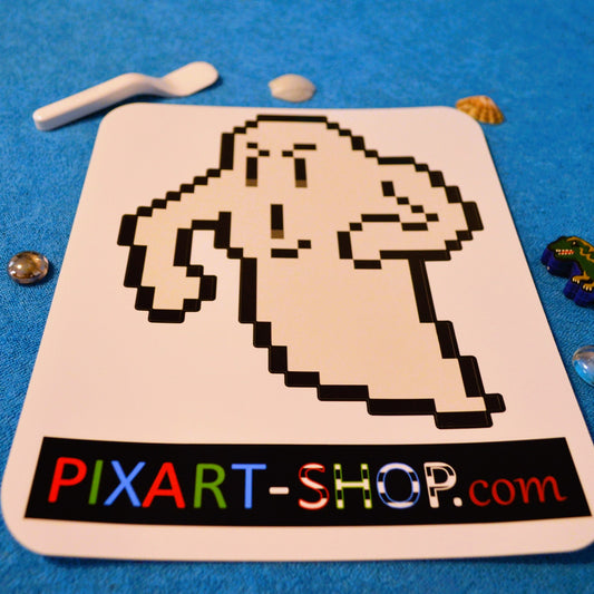 XXL Pixel Art Sticker: "SCARY BOO"