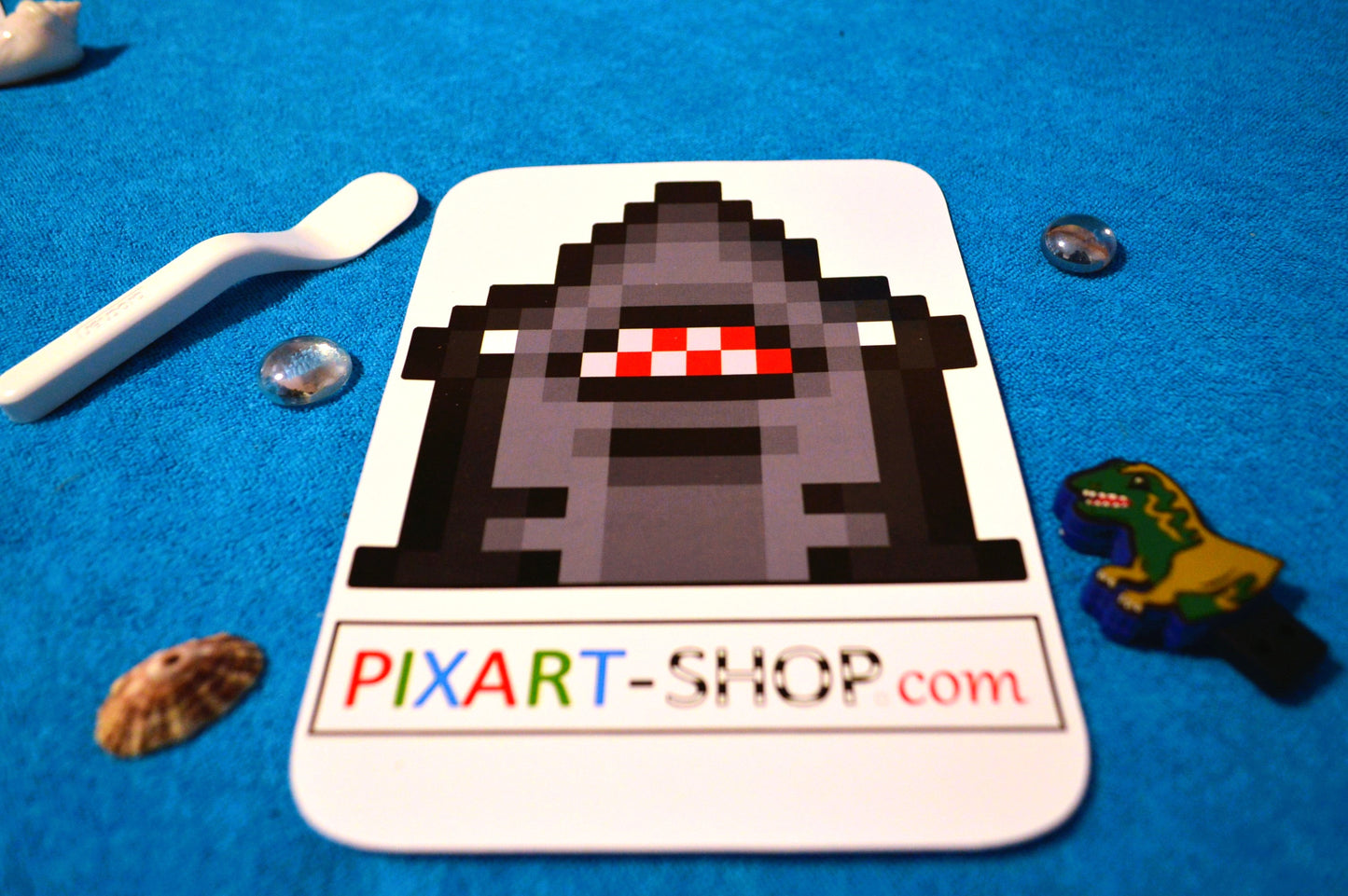 Sticker Pixel Art: "SHARKY"-Grande Taille